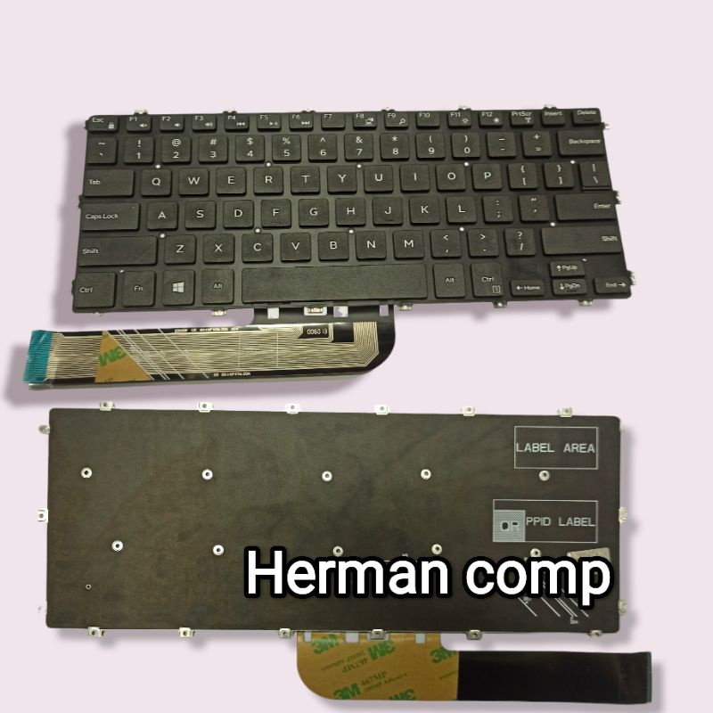 Keyboard Dell Inspiron P91G P93G Series Black Non Backlight