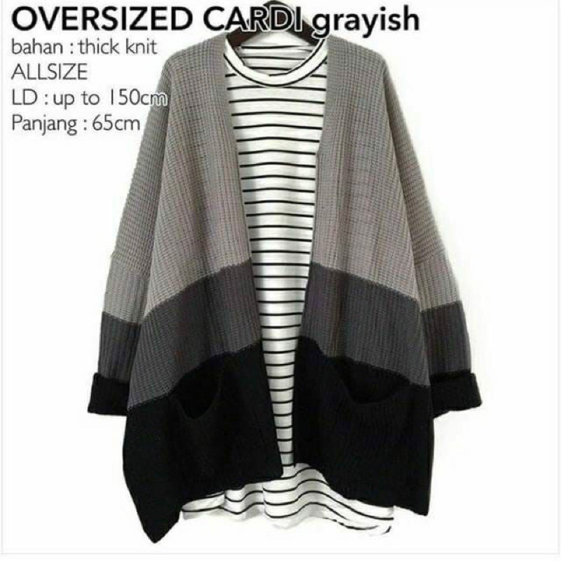 Cardigan wanita rajut halus long cardigan camerun oversize lengan panjang