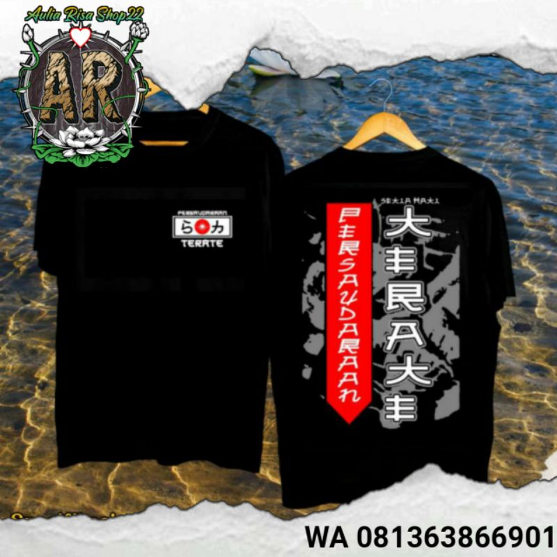 KAOS PSHT JEPANG/JAPAN , KAOS PSHT KEREN gratis stiker