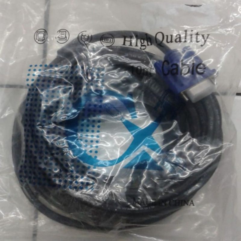 KABEL VGA 10 METER - KABEL VGA CPU 10METER BAGUS - KABEL RGB 10METER