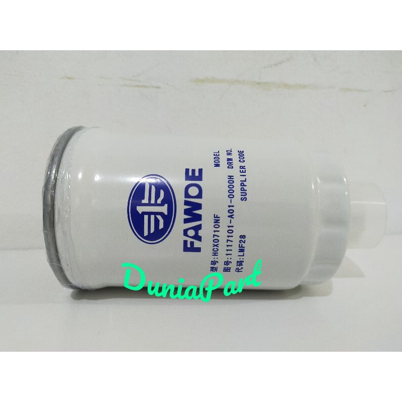 Filter Solar Fawde untuk tipe Engine 4DX