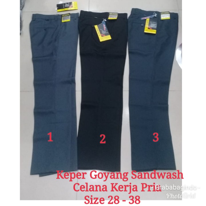 BIG SIZE PANTS  28 38 CELANA  PANJANG COWOK  PRIA KEPER 