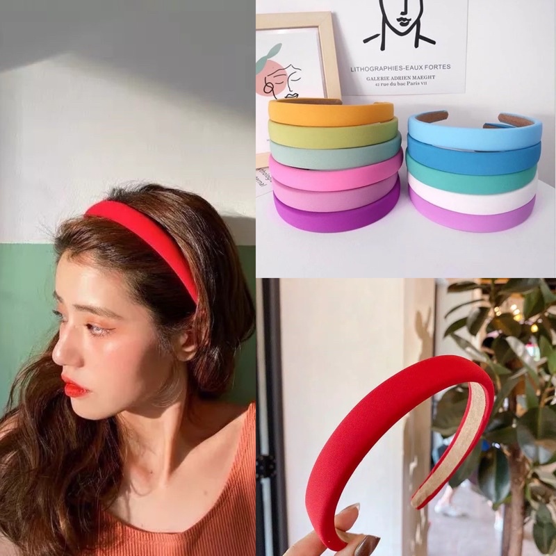 Bando korea / bando lebar / padded headband