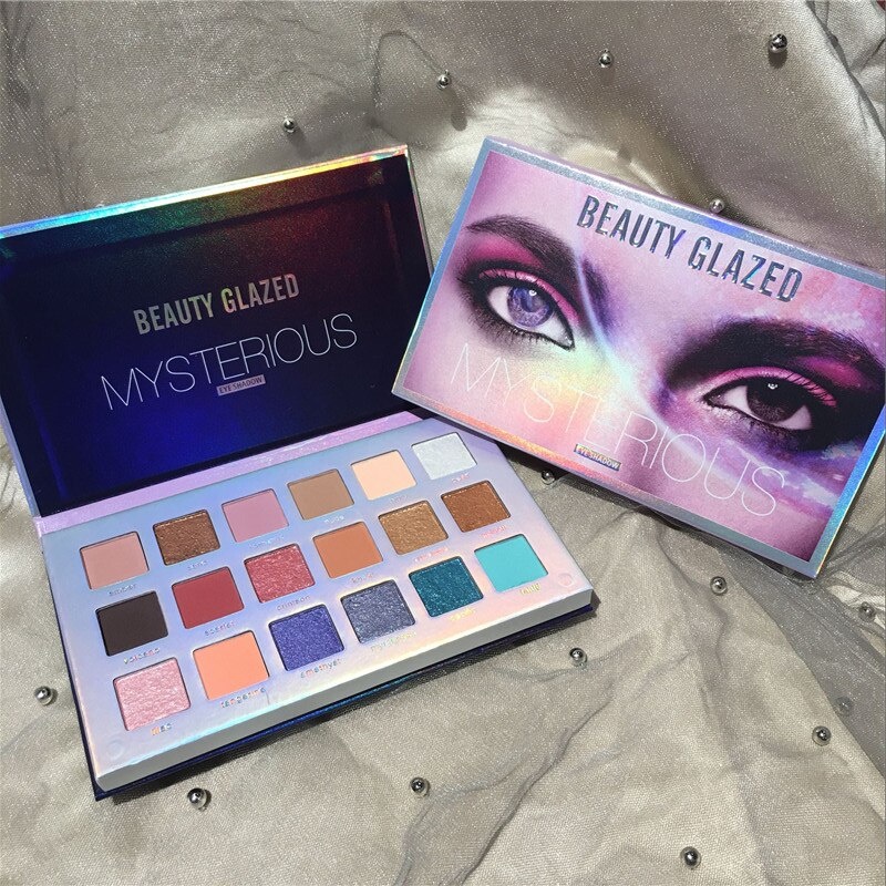 Beauty Glazed Mysterious Eyeshadow 18 Color Eyeshadow Glitter Eyeshadow Palette Beauty Glazed Eyeshadow Palette Eyeshadow Beauty Glazed Eyeshadow Beautyglazed