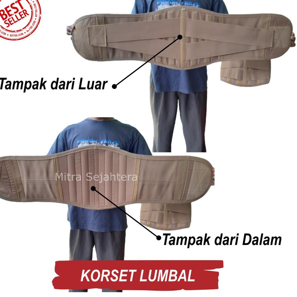 ✱Murah Banget➝ Korset punggung kesehatan lumbal lumbar pinggul saraf kejepit LSO hnp big size bigsiz