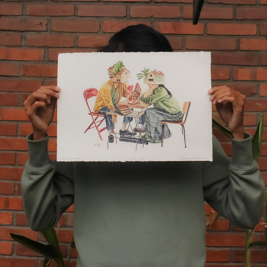 Artprint Rumah Impian karya Bamb (tanpa frame)