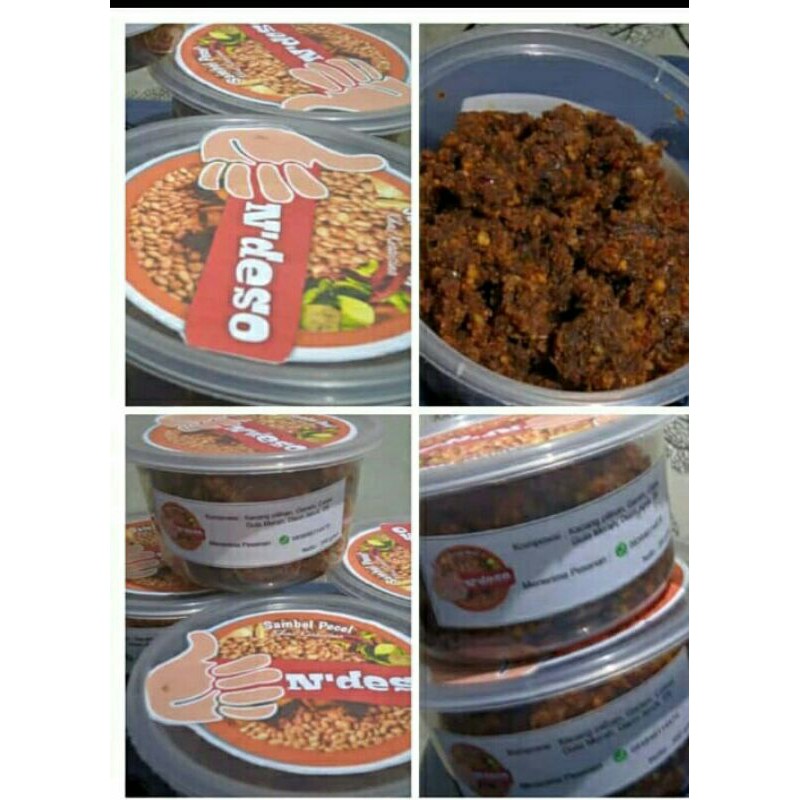 

SAMBEL PECEL | SAMBAL KACANG | MURNI BAHAN DASAR KACANG TANAH