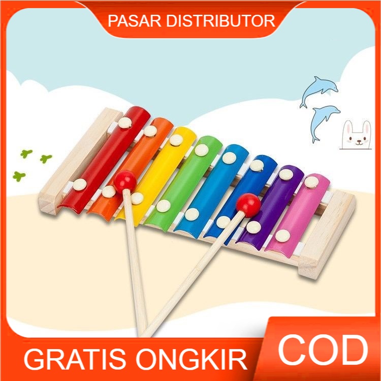 Mainan Edukasi Anak XYLOPHONE TOYS KAYU Maian Alat Musik Kayu Anak