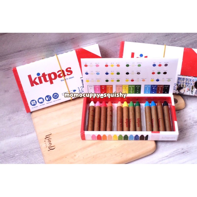 KITPAS CRAYON COLOURS ORIGINAL JAPAN READY STOCK