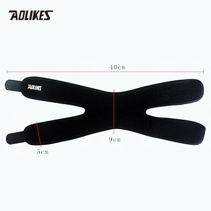 Patella Band Knee Support Brace Deker Pelindung Lutut Kaki Aolikes