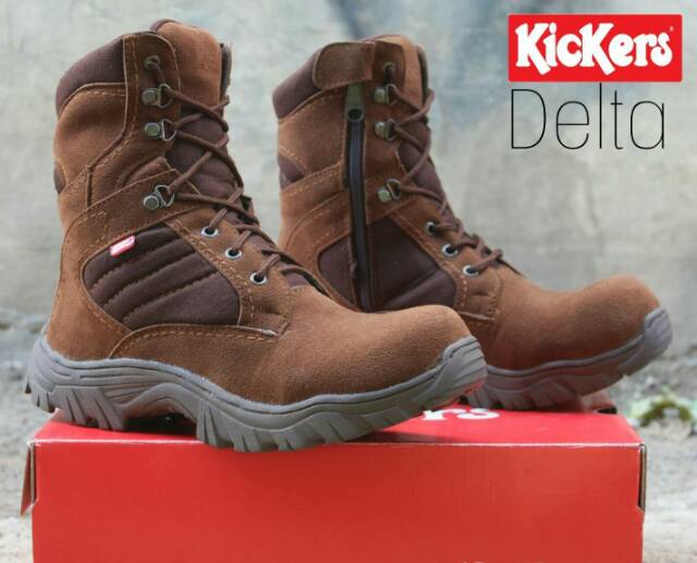 KICKERS EXELENT SAFETY BOOT HIGH KULIT