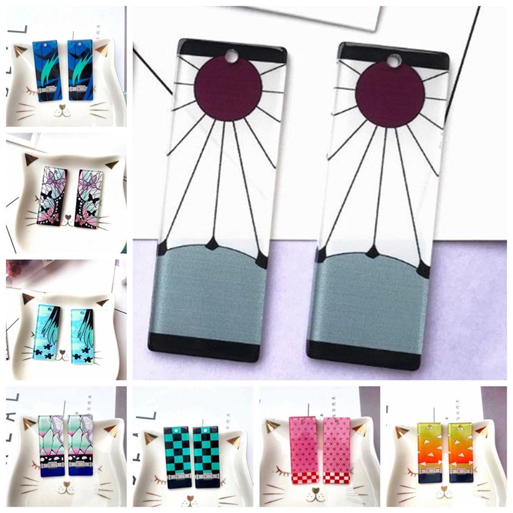 Preva Drop Earrings Perhiasan Fashion Ear Studs Tsuyuri Kanawo Aksesori Cosplay Menjuntai Anime