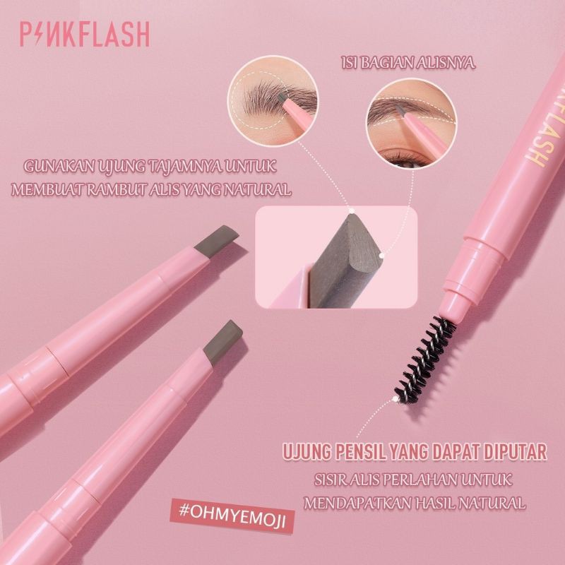 Rekomendasi Terbaik HappyAndPretty PF-E09 PinkFlash Brow Pen Pensil ...