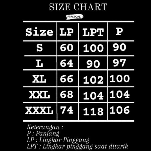 Manset Celana / Legging panjang S  L XL XXL XXXL