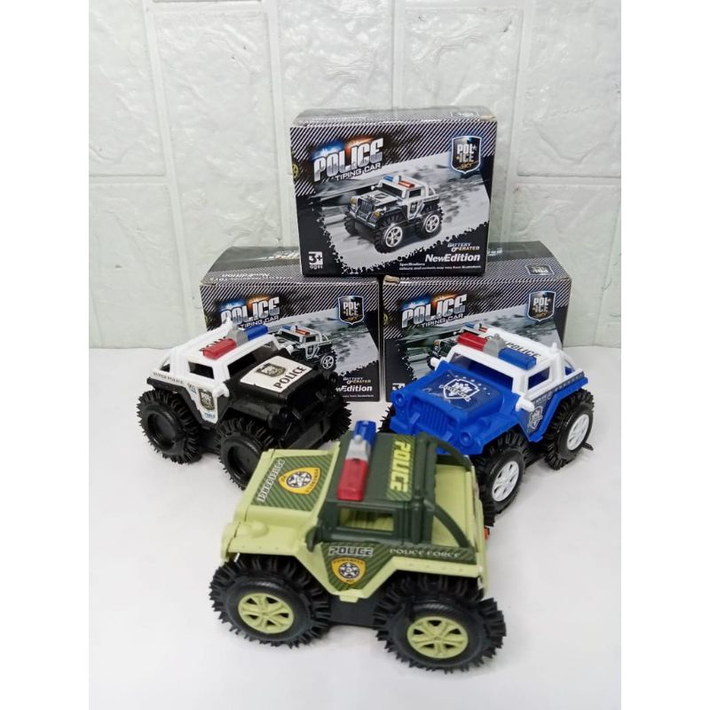 Mainan Anak Murah Jeep Polisi Mobil Jungkir Balik