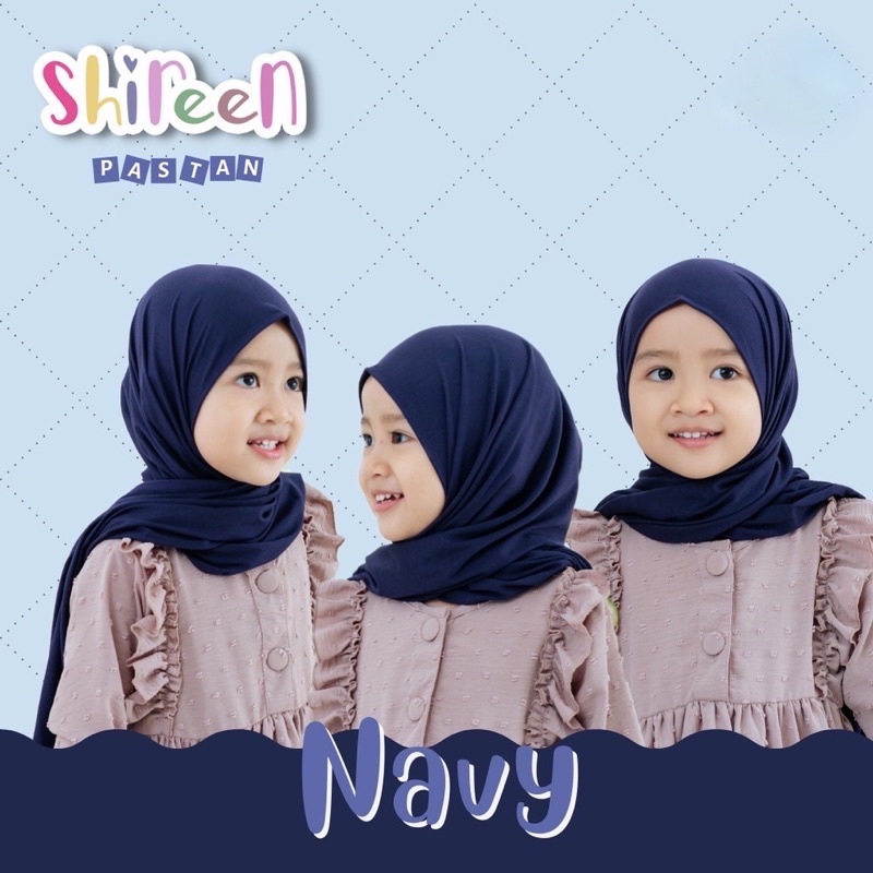 Pashmina Jersey Instan Anak - Shireen Pastan Jersey Premium