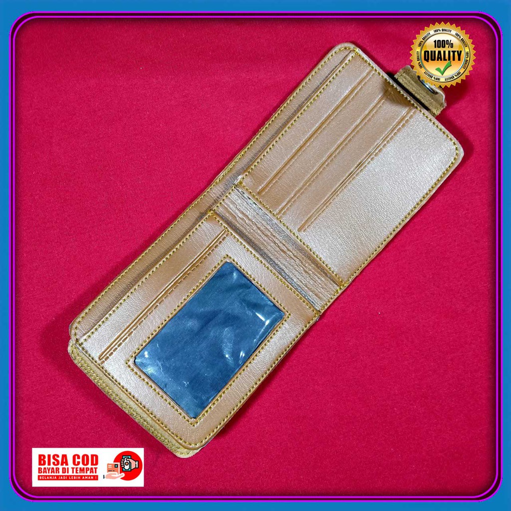 dompet cowok kekinian levis pendek kancing keren kasual best seller