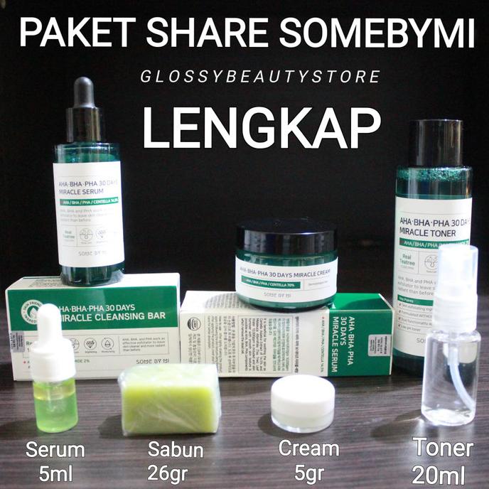 (PAKET SHARE MURAH LENGKAP) SOMEBYMI SOME BY MI SOME BY ME TONER SERUM