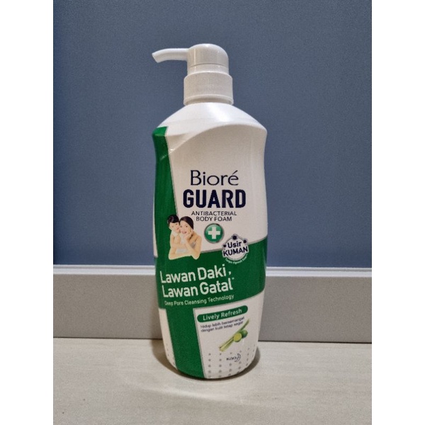 BIORE Guard antibacterial body foam sabun mandi botol pump 550ml