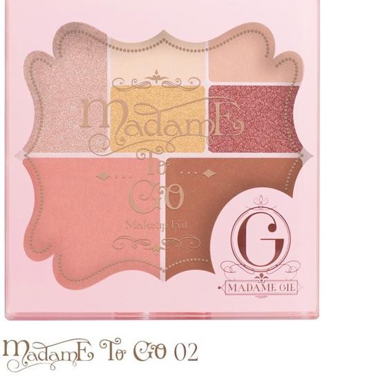 ○ NEXT - MADAME GIE TO GO MAKE UP KIT Eyeshadow, Highlight, Blush On dan Contour ☻