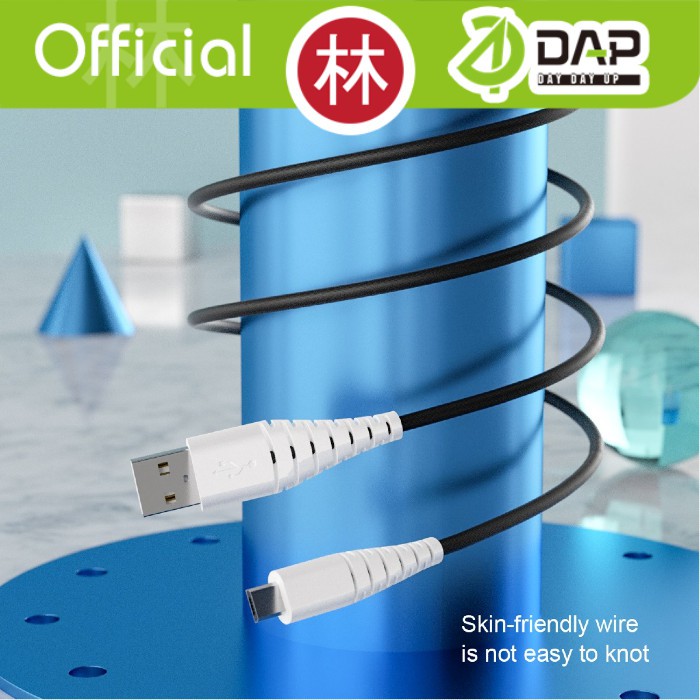 DAP D-S30MT Data Cable 2in1 Micro USB &amp; Type-C 2.4A - 1 Box 30 Pcs