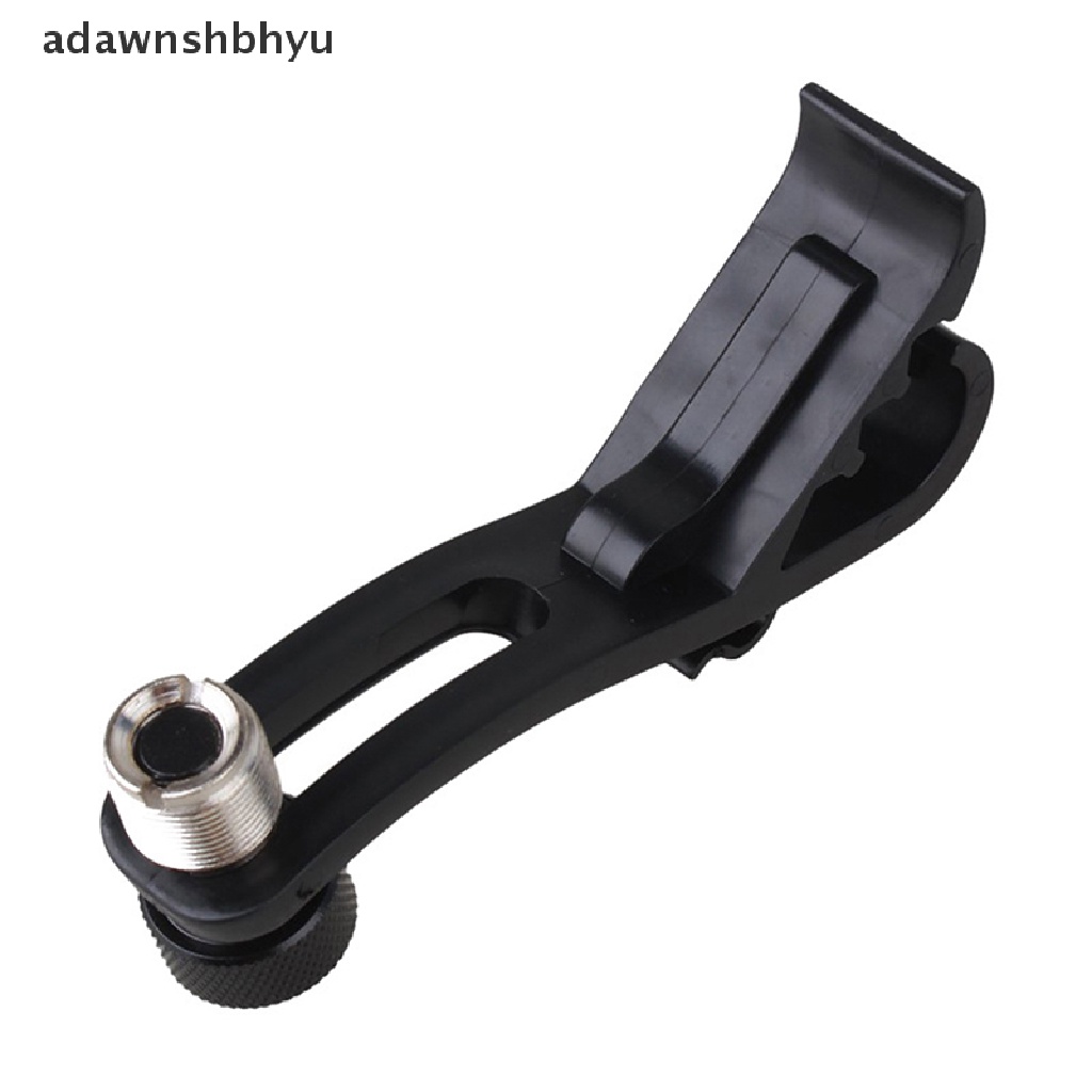 Klip Mikrofon Drum adawnshbhyu Rim Mount Holder Klip Anti Guncangan Mikrofon Drum Hitam