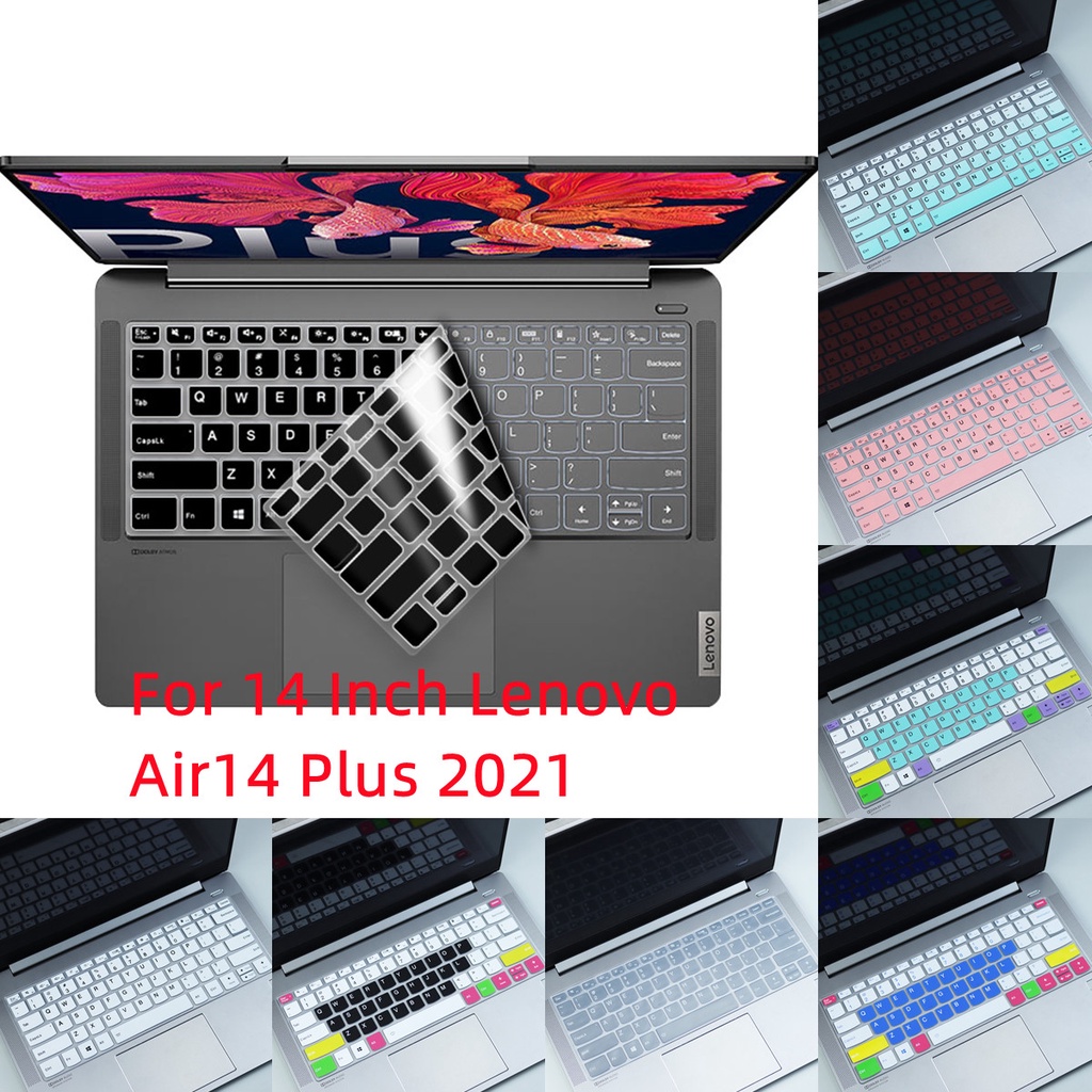 Untuk 14inci Lenovo Air14 Plus 2021air14 2020 Xiaoxin Pro14 2023tahan Air Debu Ultra Tipis Silikon Penutup Protksi Keyboard