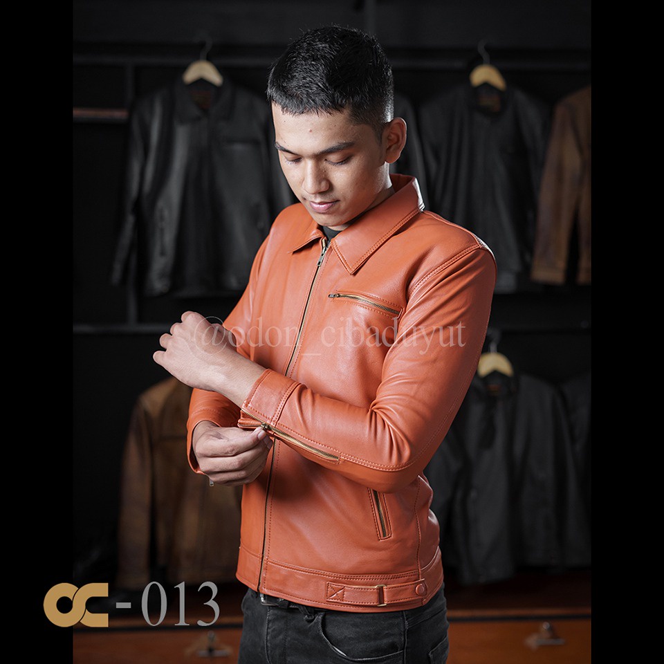 JAKET KULIT PRIA EXSLUSIVE OC-013