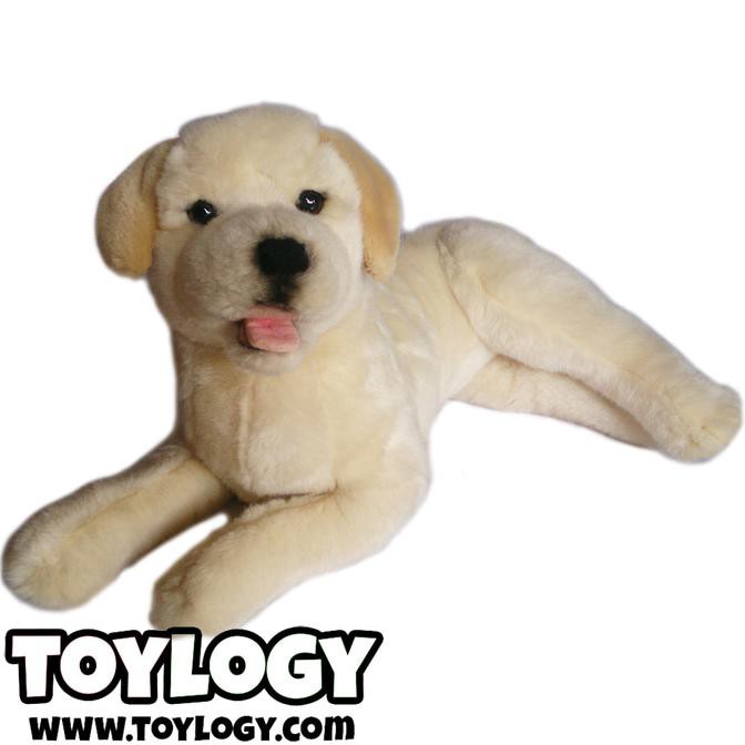 Boneka Hewan Anjing Labrador - Labrador Retriever Dog Doll 17 Inch