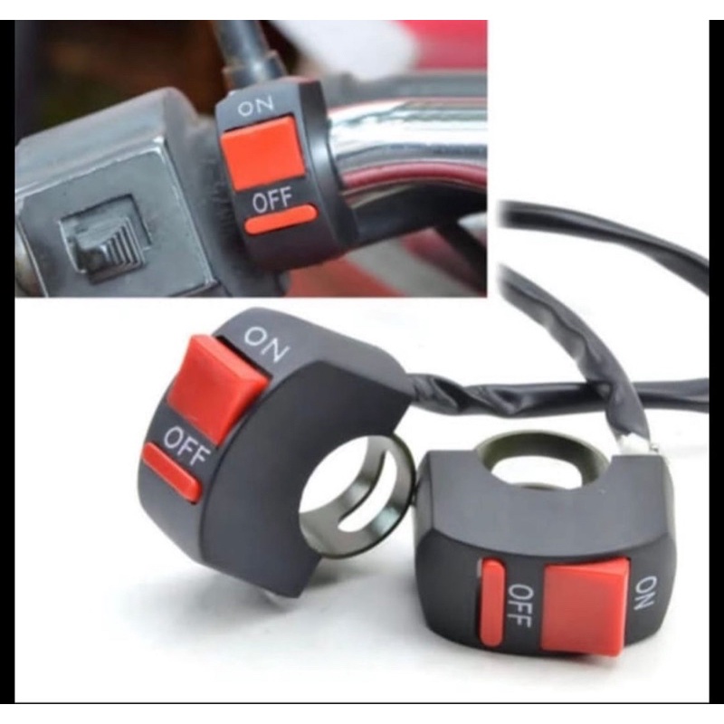 Saklar switch on off stang motor led motor lampu