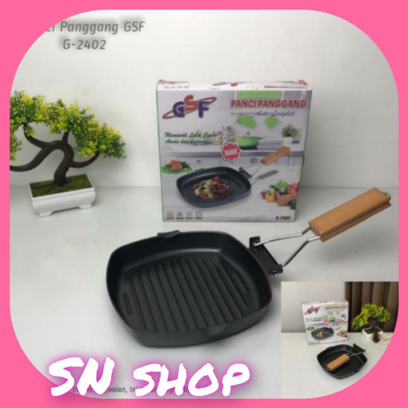 square grill pan gsf 2402 20cm gsf 2602 24cm bbq grill pan panci panggang wajan panggang