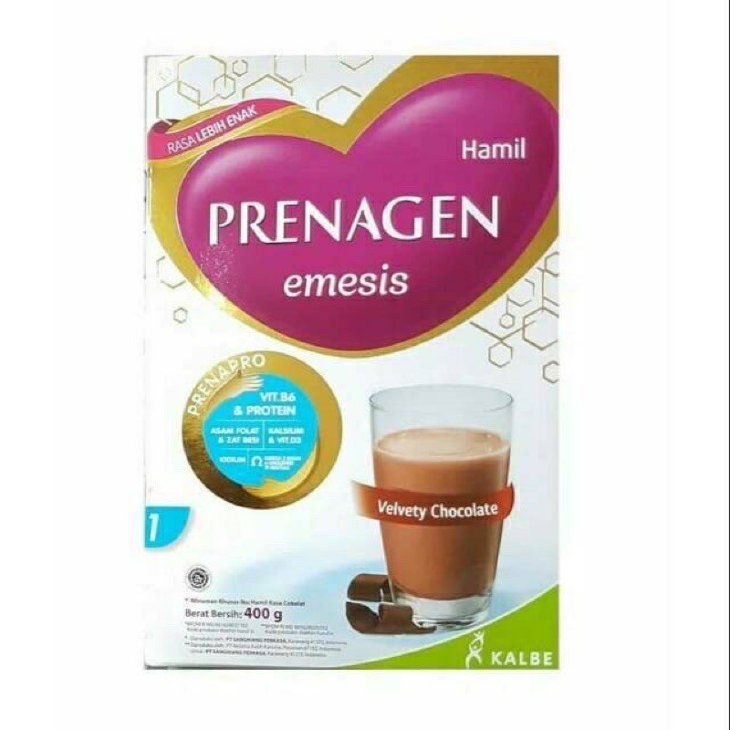 

SUSU BUBUK IBU HAMIL TRIMESTER 1 | PRENAGEN EMESIS SUSU BUBUK IBU HAMIL 400G VELVETY COKLAT