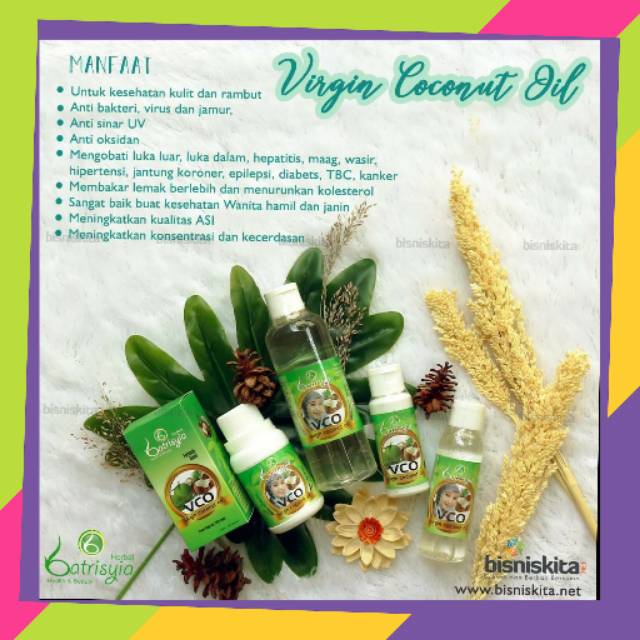 VCO Batrisyia - Original 100% Minyak Kelapa