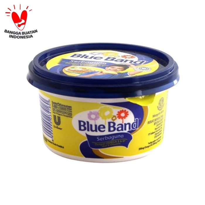 

butter-mentega- blue band serbaguna tub 250g -mentega-butter.