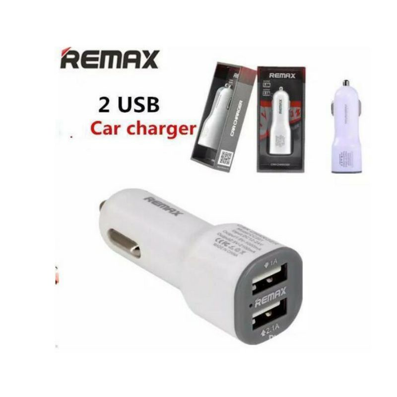 Saver Mobil Remax 2usb Dual Cas dus Merah