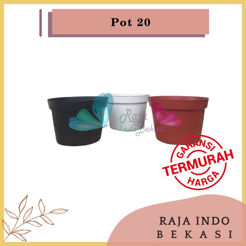 Pot Bunga 20 Putih Hitam Merah Bata Coklat Terraccota Terakota Polos Pot Bunga Hias Grosir Murah Plastik Lusinan Pot 20 Bibit Pot 25 Cm Hitam polos TERMURAH Pot Tanaman 20cm Hitam MURAH