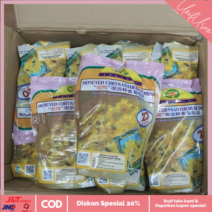 

⭐COD⭐ TEH KEMBANG SACHET SUPER INSTANT / HONEYED CHRYSANTHEMUM TEA