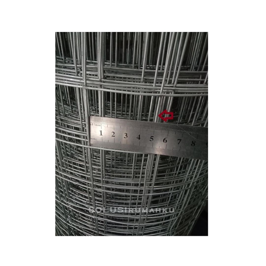 Wire Mesh Tinggi 120 cm x Kotak 5 cm x Tebal 1.6 mm / Ram Kawat Loket