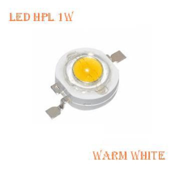 LED 1 Watt High Power LED HPL 1W Warm White 3000-3500K 3.2 - 3.4v