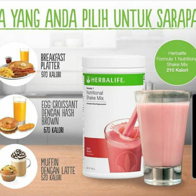 Herbalife nutrisi wild berry/Herbalife shake/Nutrisi diet/Diet sehat
