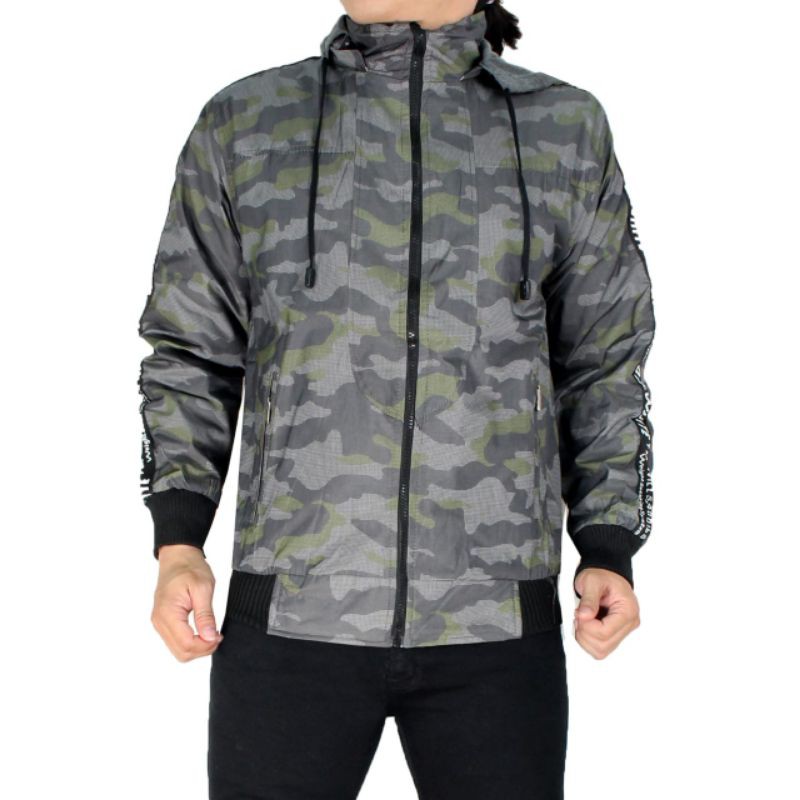 Jaket Pria Distro Keren Army Hodie Parasut Tebal