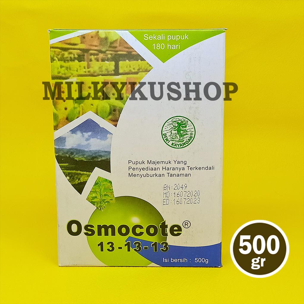 PUPUK OSMOCOTE 13 13 13 ISI 500 GRAM KEMASAN PABRIK DEKASTAR SEIMBANG