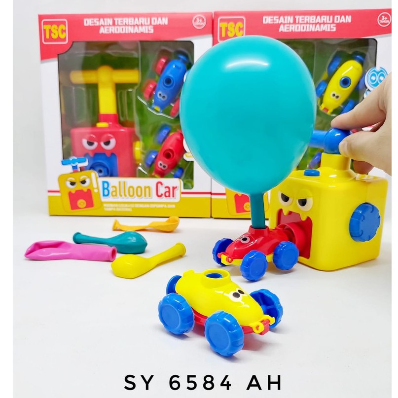 MAINAN MOBIL POMPA BALON AIR PRESSURE POWERED BALLOON CAR