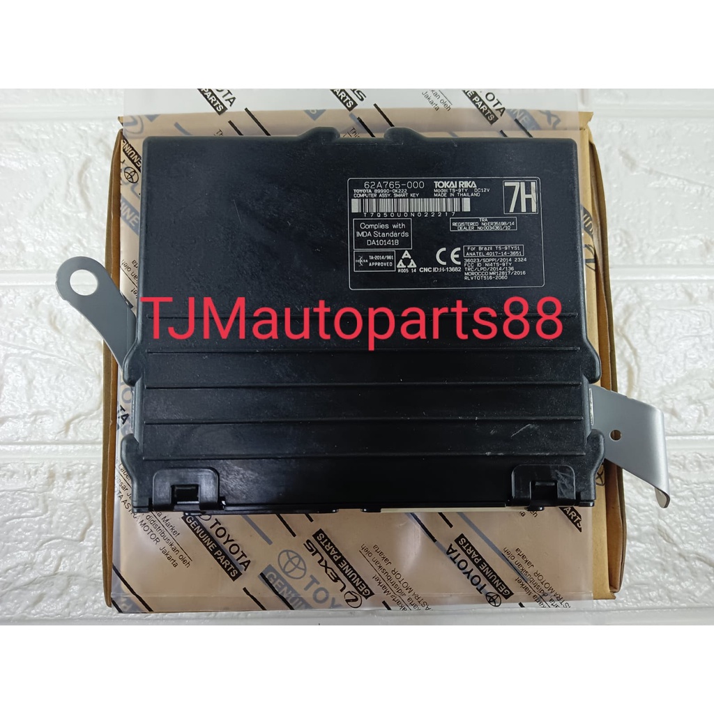 Computer Assy Smart Key Fortuner VRZ 2018-2021 89990-0k222 Original