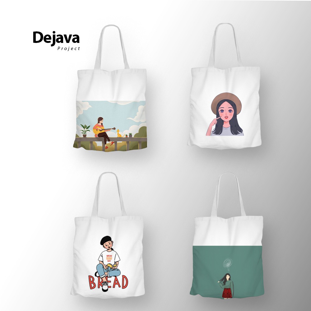 TERBARU TOTEBAG ORIGINAL DEJAVA KUALITAS TOTEBAG  KANVAS TERBAIK COLLECTION YOU TOTEBAG WANITA