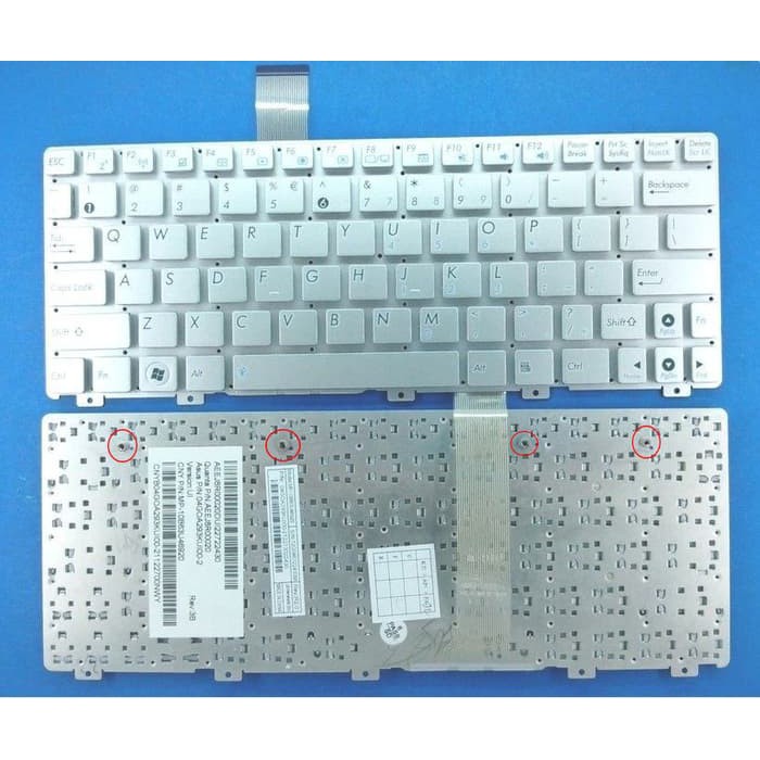 EMJaya Keyboard Asus EeePC 1025 1025C 1025CE EeePC Flare Series Original Bergaransi