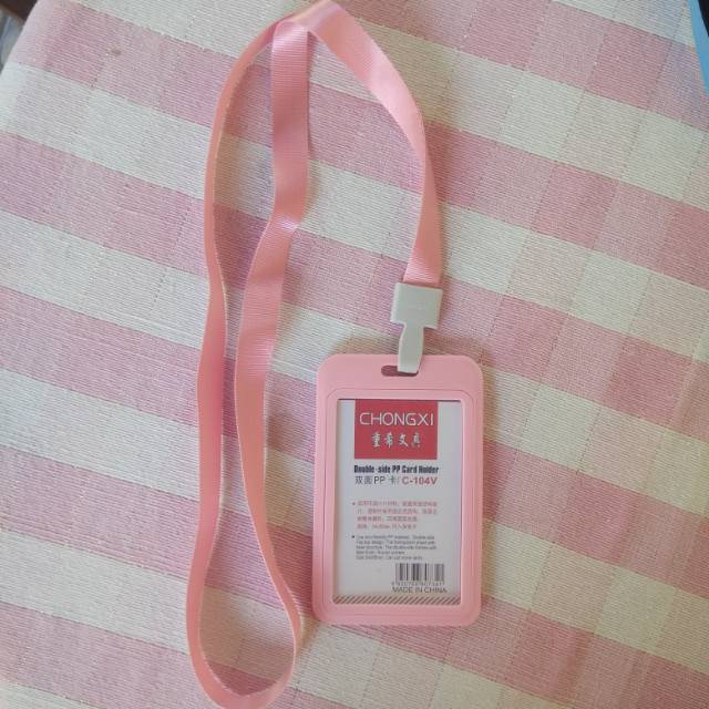 

Id card mika anti air name tag holder