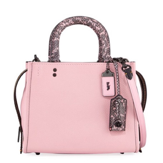 Coach Rogue 25 Colorblock Snakeskin Details