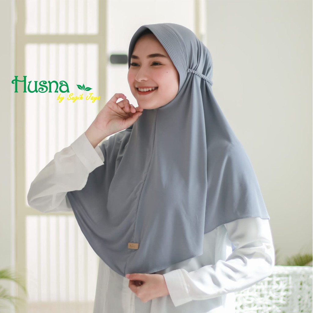 Husna Hijab Maryam Pet Ropel Tali Jersey Premium Zara