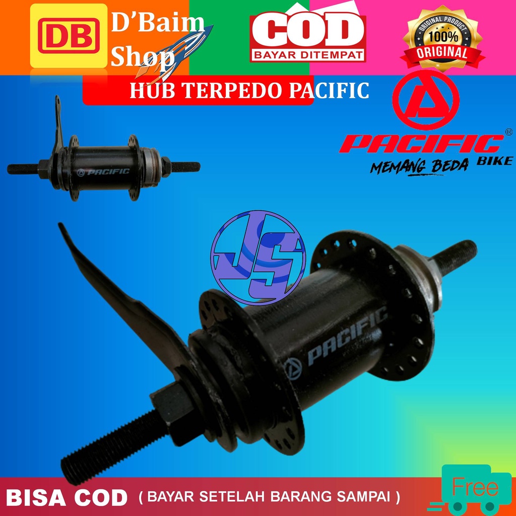 Hub Terpedo Sepeda Pacific 36 Lubang Rem Terpedo SP-B403